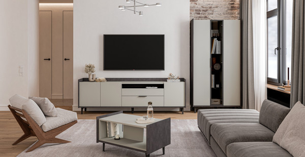 Тумба ELVA Эссен NEM04T-3D2S-2040/400/670 (29)