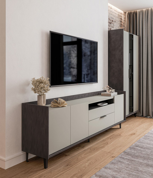 Тумба ELVA Эссен NEM04T-3D2S-2040/400/670 (29)