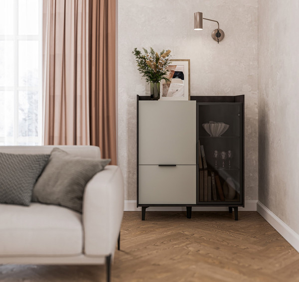 Тумба ELVA Эссен NEM04T-1D1V1S-930/400/1110 (29)