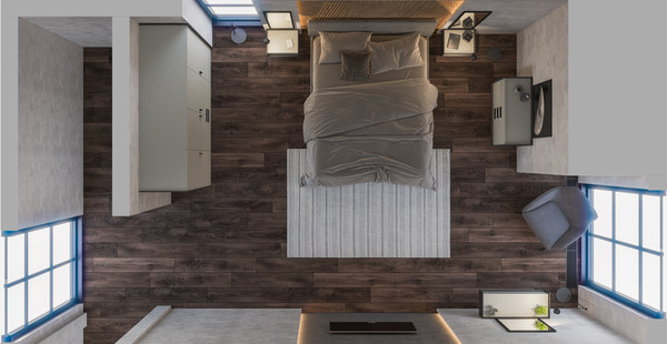 Прикроватная тумба ELVA Эссен NEM04T-1S-450/360/280 (29)