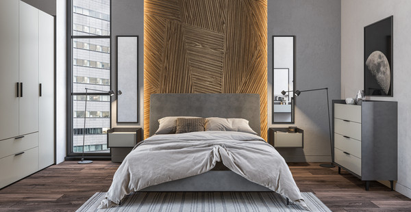 Прикроватная тумба ELVA Эссен NEM04T-1S-450/360/280 (29)