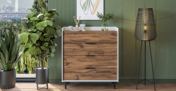 Комод ELVA Эссен NEM04T-4S-930/400/1020 (31)