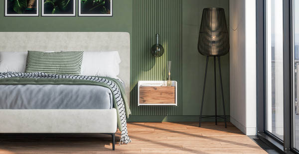 Прикроватная тумба ELVA Эссен NEM04T-1S-450/360/280 (31)