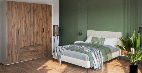 Шкаф ELVA Эссен NEM04HP-4D2S-2040/610/2310 (31)