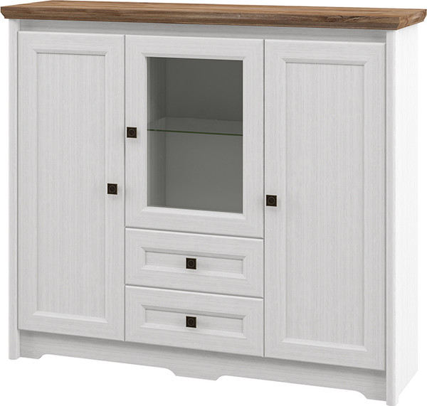 Тумба ELVA Вилла NEM07T-2D1V2S-1390/380/1200 (04) - фото