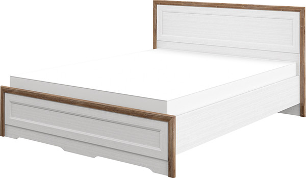 Двуспальная кровать ELVA Вилла NEM07K-1760/2060/1000 (04) - фото