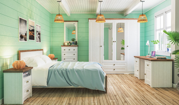 Письменный стол ELVA Вилла NEM07SP-1D1S-1200/600/760 (04)