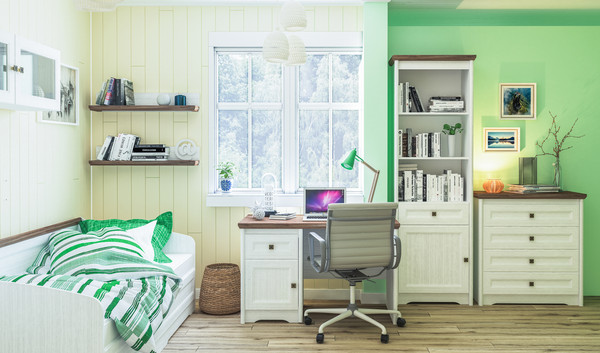 Письменный стол ELVA Вилла NEM07SP-1D1S-1200/600/760 (04)