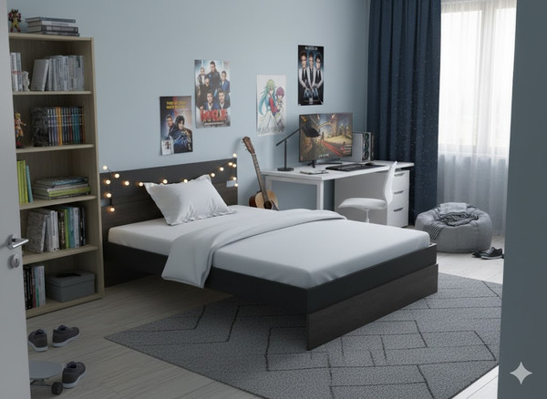 Односпальная кровать Proson Milton 80x200