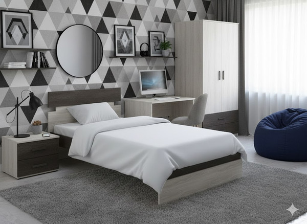 Односпальная кровать Proson Milton 80x190