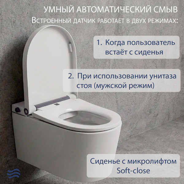 Унитаз подвесной с инсталляцией Lauter Smart 21W520002