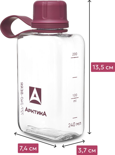 Бутылка для воды Арктика 727-240-BERR