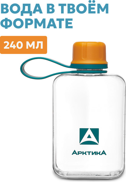 Бутылка для воды Арктика 727-240-ORGN