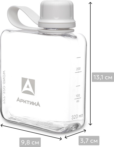 Бутылка для воды Арктика 727-320-SNOW