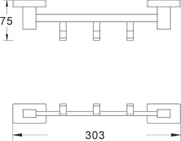 Крючок для ванной Shevanik SG5631