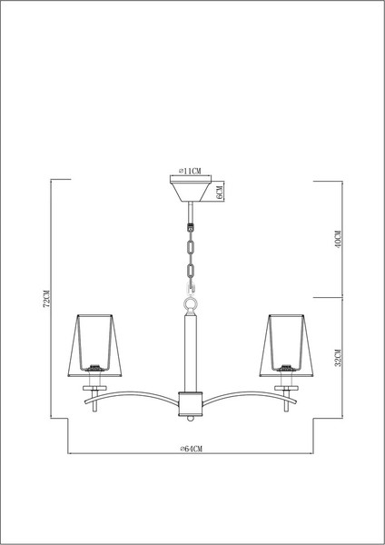 Люстра Arte Lamp A4098LM-5CC