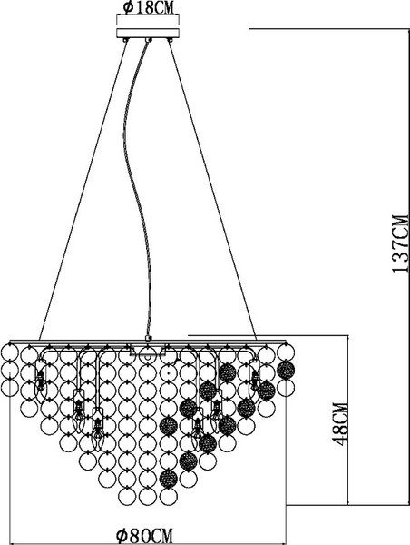 Люстра Arte Lamp A4100LM-12CC