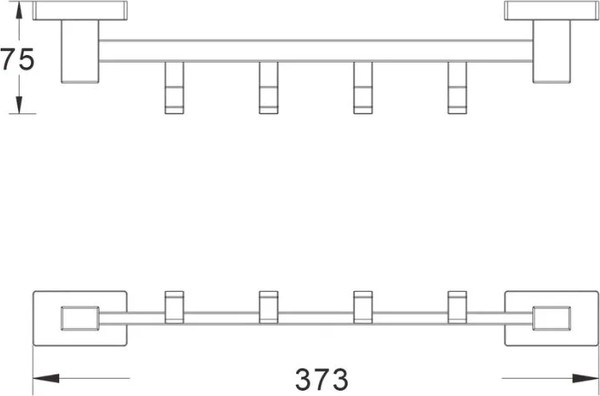 Крючок для ванной Shevanik SG5641