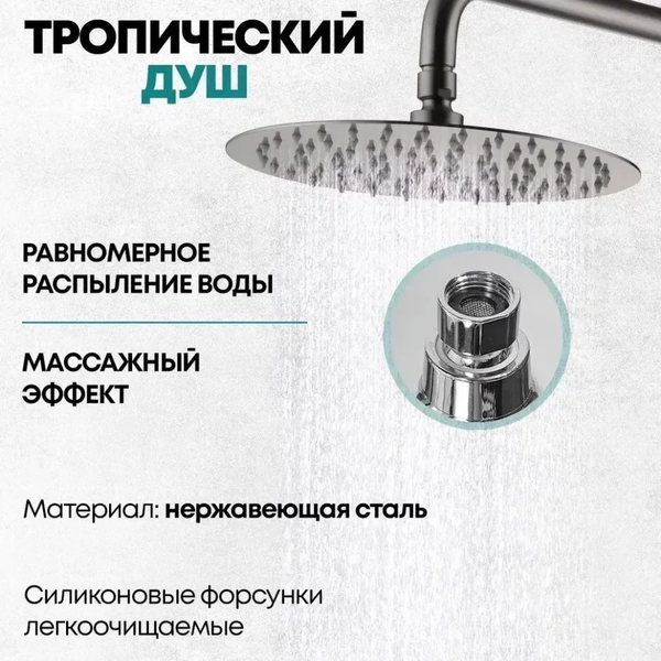 Душевая система со смесителем Grocenberg GB7099NK