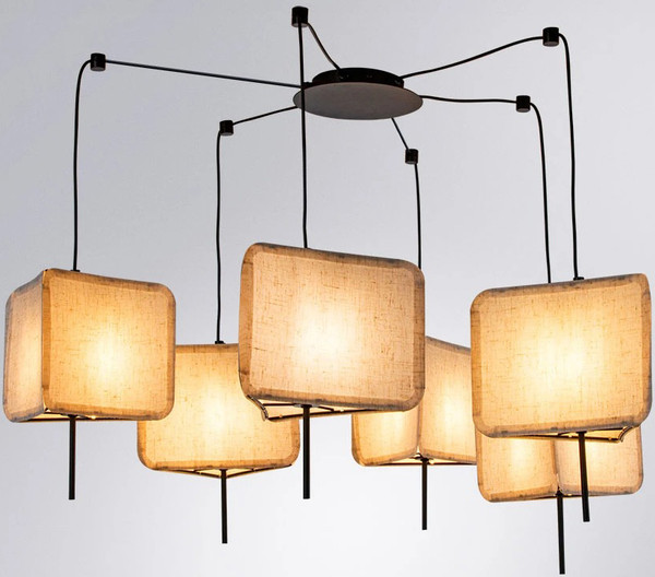 Люстра Arte Lamp A7084SP-6BK - фото