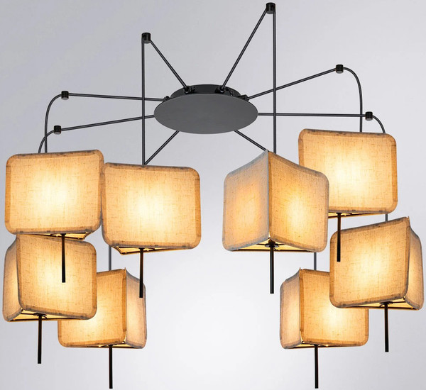 Люстра Arte Lamp A7084SP-8BK - фото