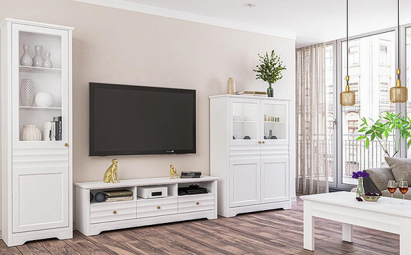 Журнальный столик ELVA Риволо NEM05SG-1100/600/470 (35) (белый)