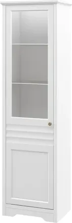 Шкаф-пенал с витриной ELVA Риволо NEM05HS-1D1V-600/400/2050 (35) - фото