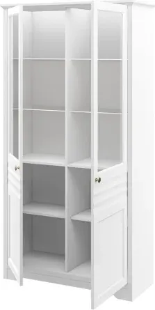 Шкаф с витриной ELVA Риволо NEM05HS-2D2V-1100/400/2050 (35)