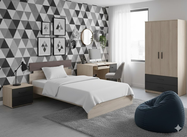 Односпальная кровать Proson Milton 90x190