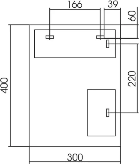 Зеркало Silver Mirrors прямоугольник 30x40 / 00000538