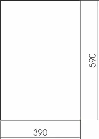 Зеркало Silver Mirrors 39x59 прямоугольник / 00000417