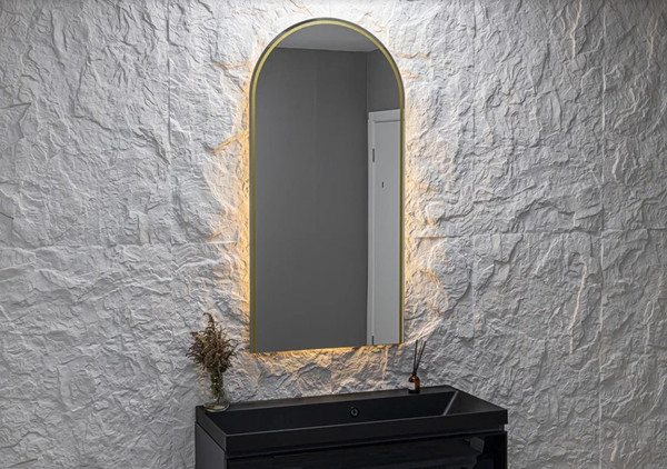 Зеркало Silver Mirrors Vita Gold-ТХ 60x120 / LED-00003120
