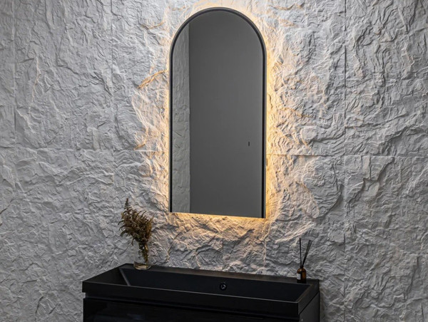 Зеркало Silver Mirrors Vita Black-ТХ 50x100 / LED-00003108