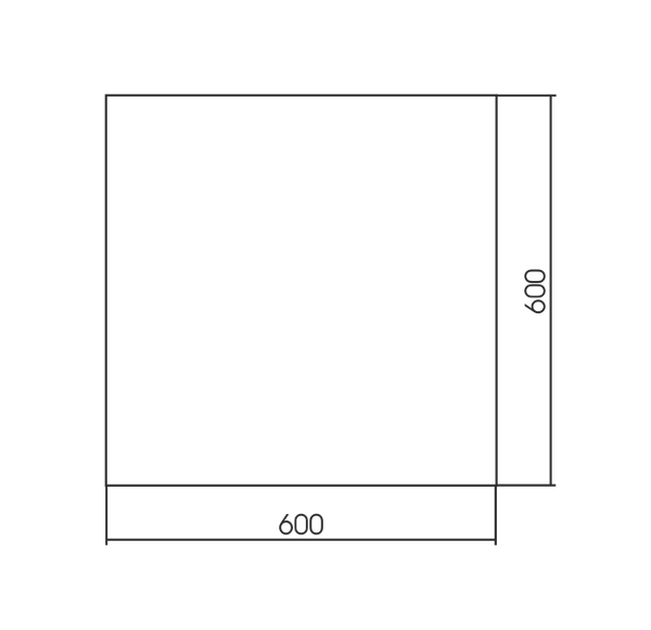Зеркало Silver Mirrors Квадрат 60x60 / ФР-00001112