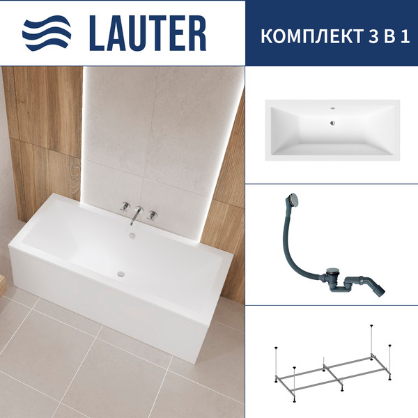 Ванна акриловая Lauter Oasis 155 / 21203055 - фото