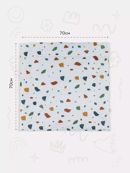 Пеленальный матрас Rant Mosaic / 70х70