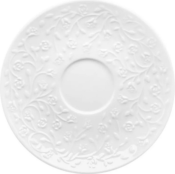 Чашка с блюдцем Elan Gallery Веточки-цветочки / 630058