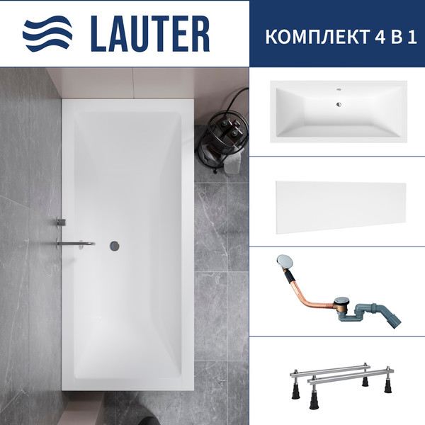 Ванна акриловая Lauter Oasis 170 / 21203070 - фото