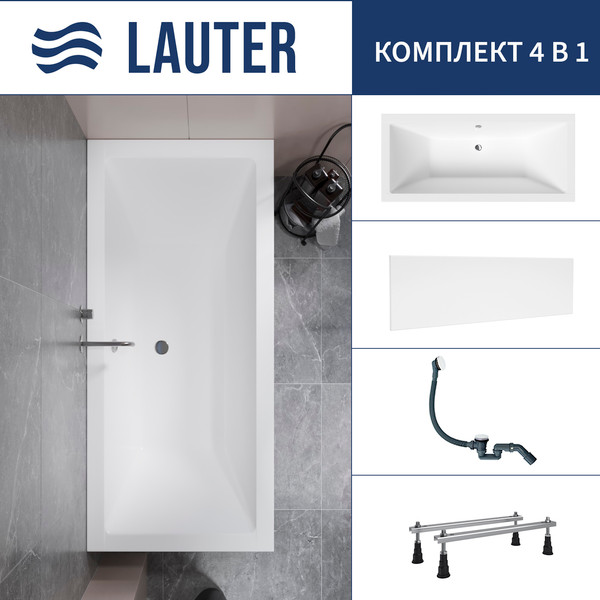 Ванна акриловая Lauter Oasis 170 / 21203070 - фото