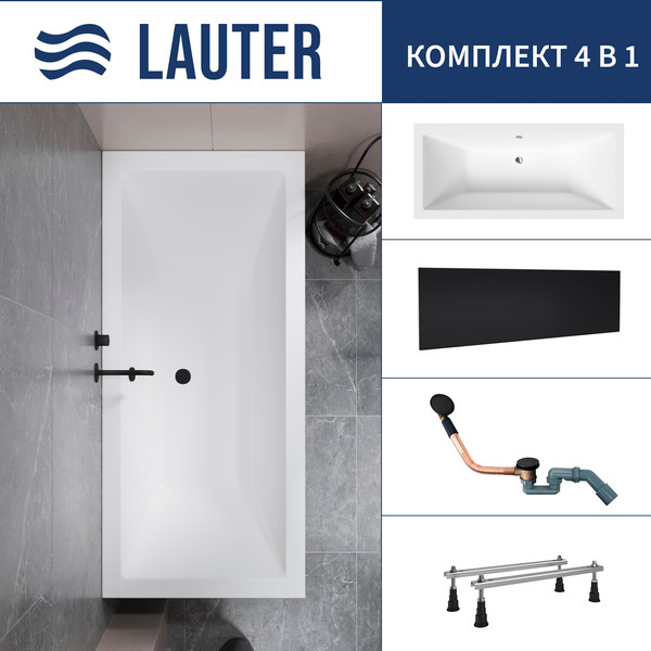 Ванна акриловая Lauter Oasis 170 / 21203070 - фото