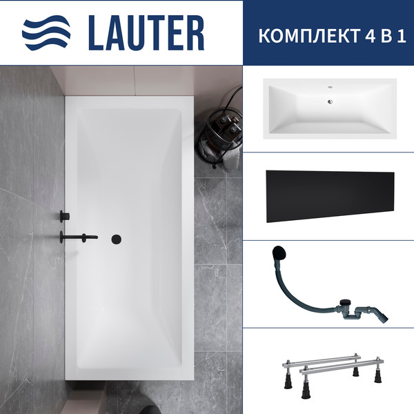 Ванна акриловая Lauter Oasis 170 / 21203070 - фото