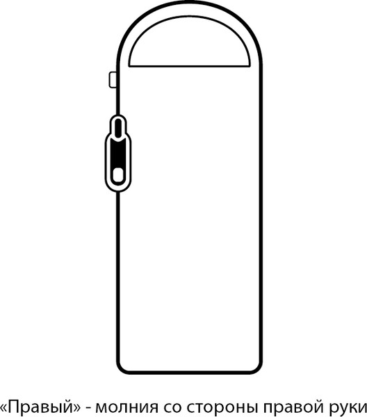Спальный мешок Naturehike Envelope M400 (190+30)х80см / NH20MSD02-GM400