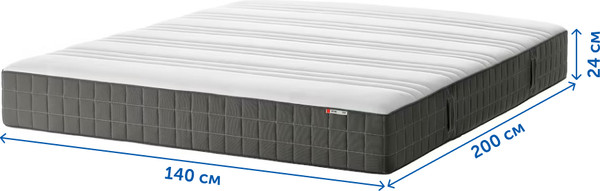 Матрас Ikea Ховаг Экстра Фирм 140x200