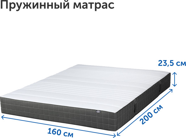 Матрас Ikea Хаугсвар МП 160x200