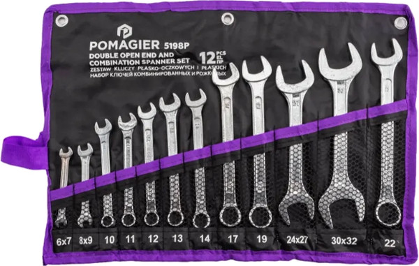 Набор ключей Pomagier POM-5198P+2 - фото