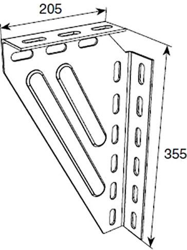 Кронштейн для ворот DoorHan Угловой универсальный