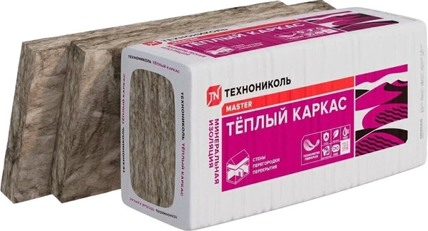 Минеральная вата Технониколь Теплый каркас 1200-610-50 / 114130