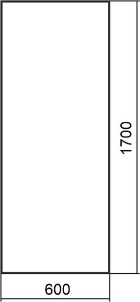 Зеркало Silver Mirrors Монреаль 60x170 / ФР-00002516