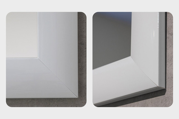 Зеркало Silver Mirrors Глянец белый 41x61 / ФР-00001092