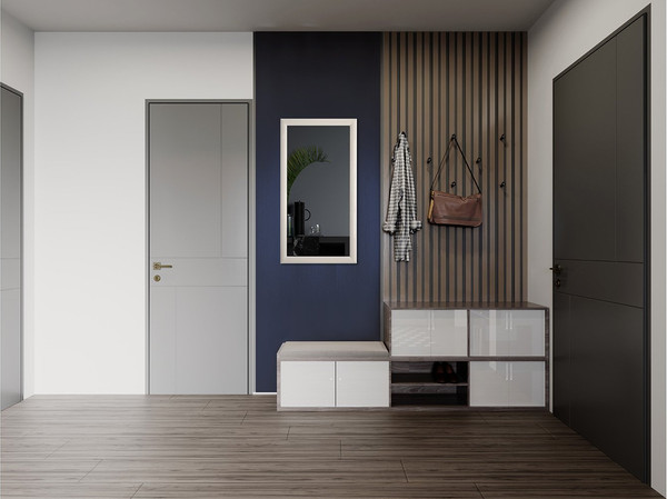 Зеркало Silver Mirrors Глянец белый 50x95 / ФР-00001090